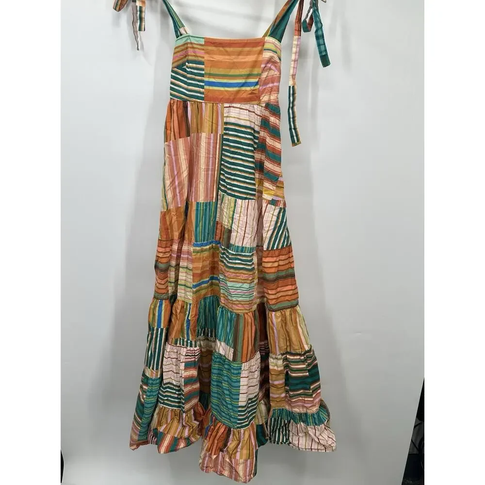 Alemais Sloane Tiered Organic Cotton Dress Size 6 - Picture 4 of 9